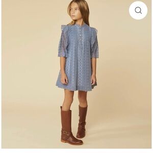 Brown Kids Boots Leather by Chloe